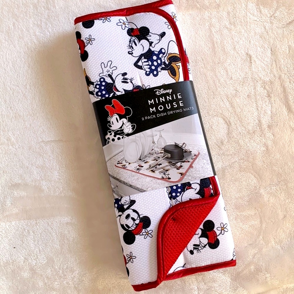 NWT Disney Minnie Mouse Dish Drying Mats